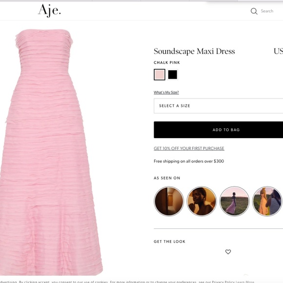 AJE Women's Soundscape Maxi Dress - Picture 4 of 4